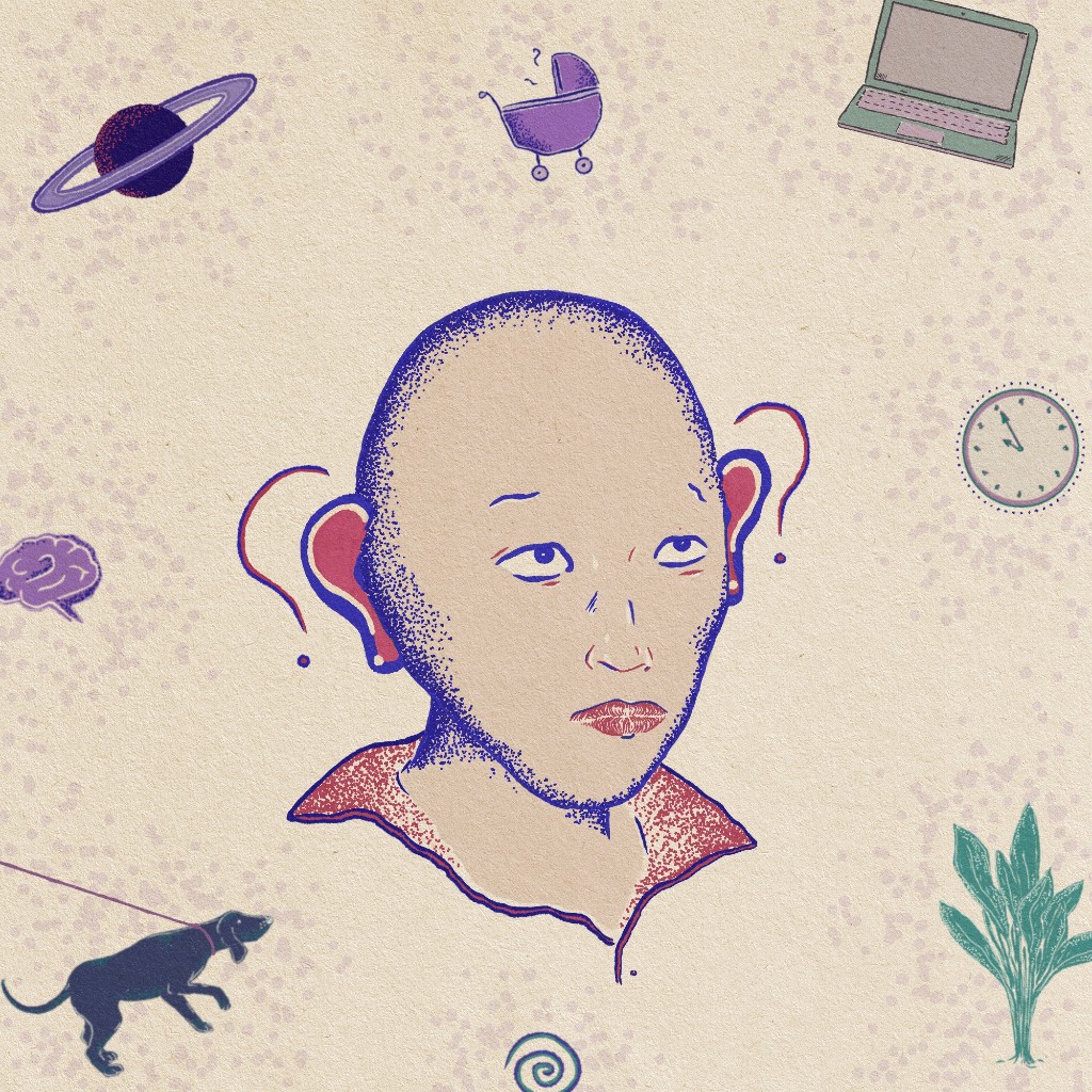 Illustratie voor Bij Nader Inzien rubriek 'Wat is wijsheid?' door Ester Smits
